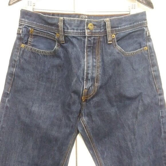 J. Crew Jeans The Sutton Straight Leg Blue Denim Sz 30 x 32 - Picture 6 of 7